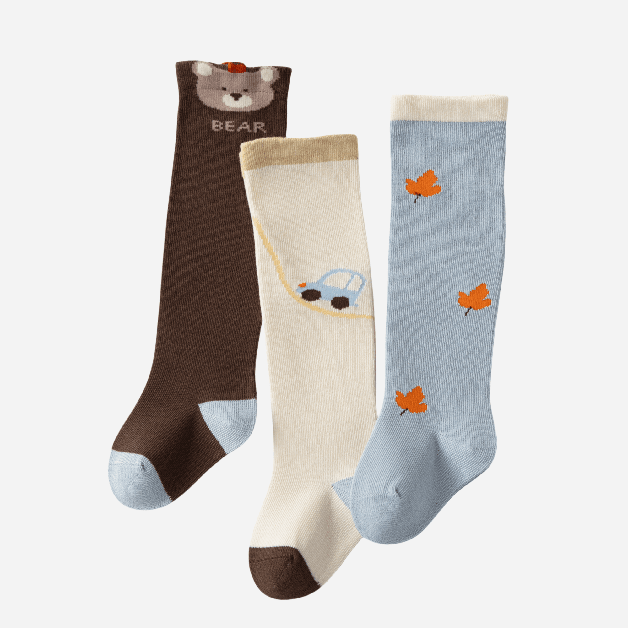 Babies The Autumn Getaway Knee-Highs-3 pack - Weavasocks