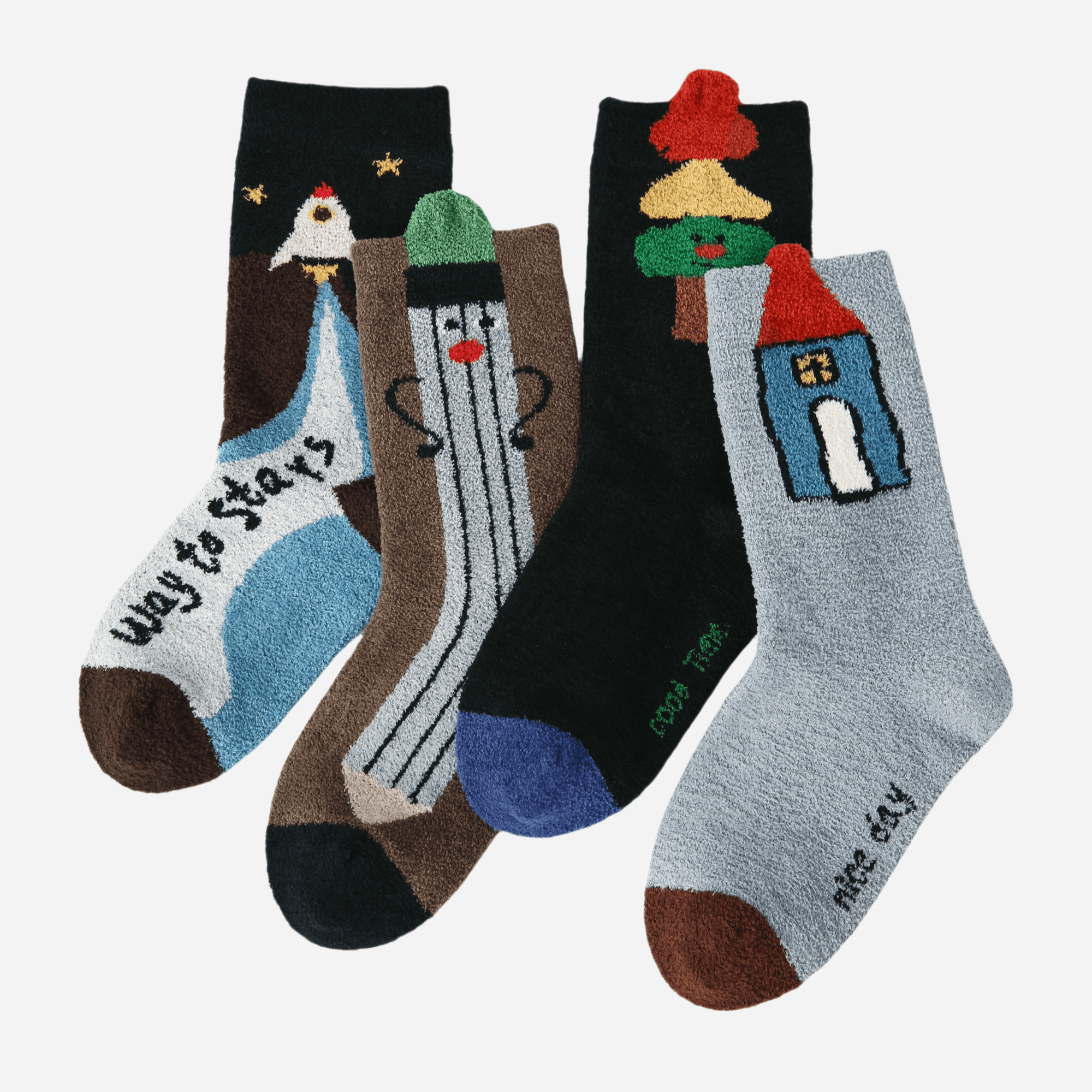 Kid's The Dreamscape Socks-4 pack - Weavasocks