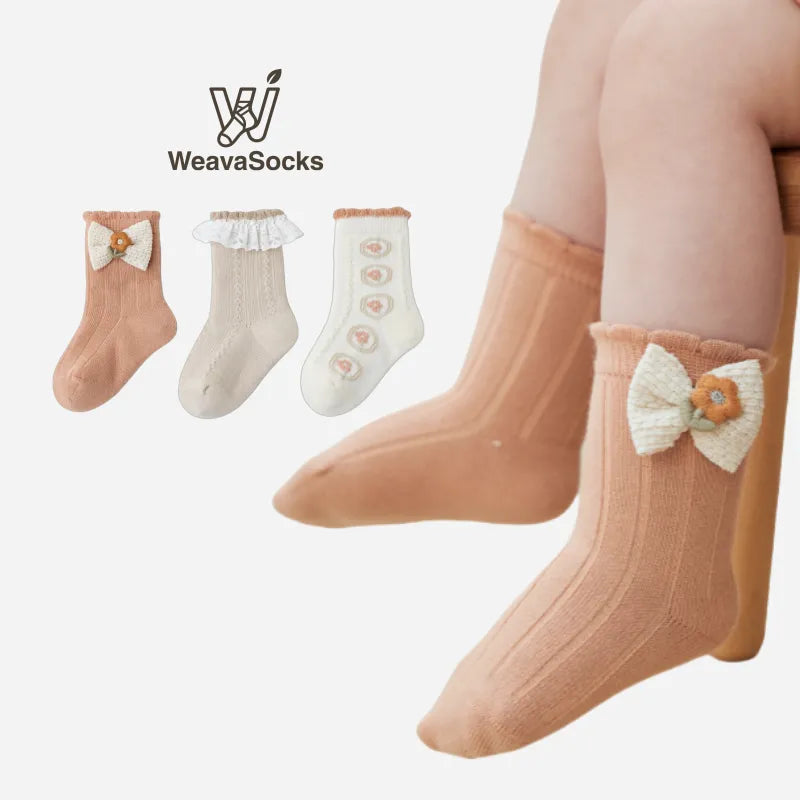 Babies The Texture Trove Socks-3 Pairs