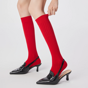 Holiday Red Knee Highs