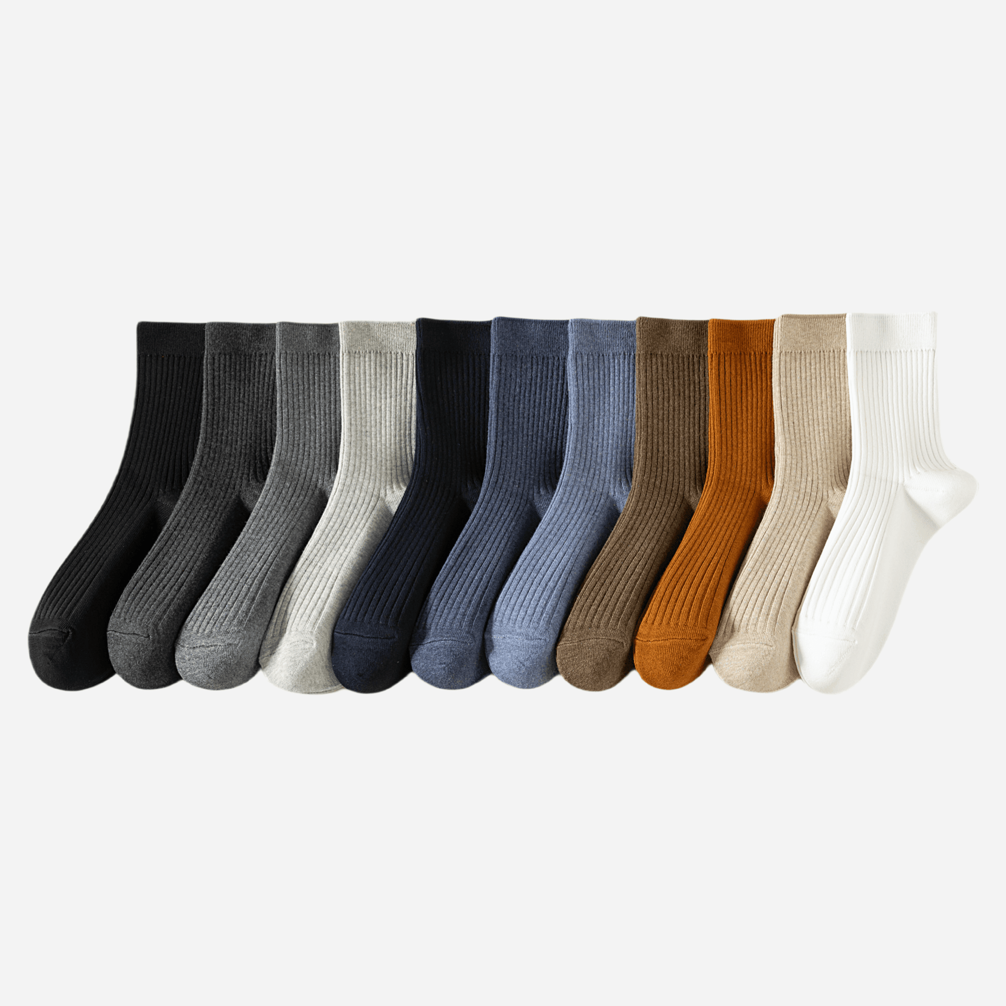 Men's All-Weather Ribbed Socks-5 Pack - Weavasocks