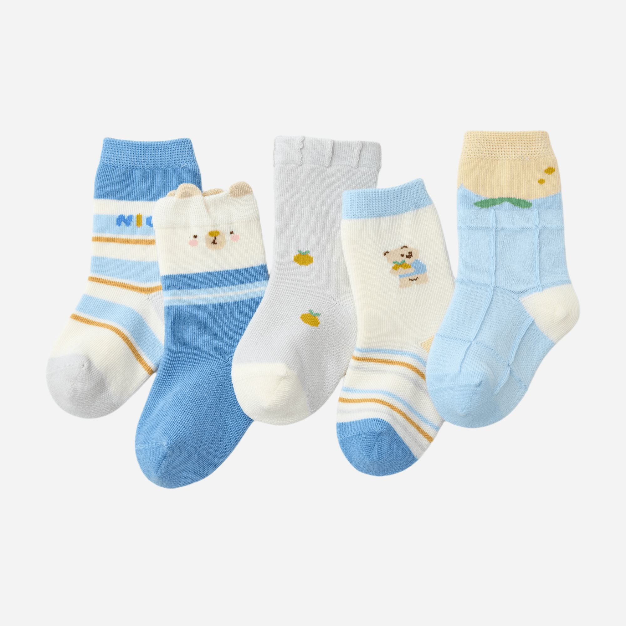 Babies The Good Vibes Socks-5 pack - Weavasocks
