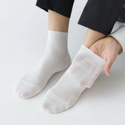 Men's 99% Supima® Cotton Breathable Mesh Ankle Socks - product photo showing breathable mesh comfort