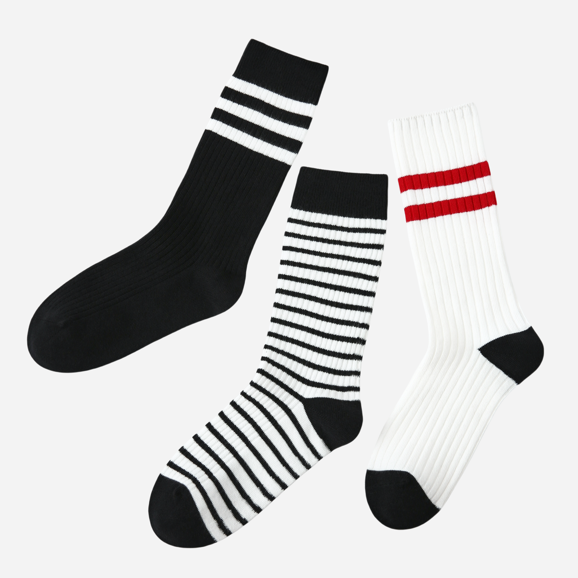 Women's Varsity Stripe Socks - 3 pairs