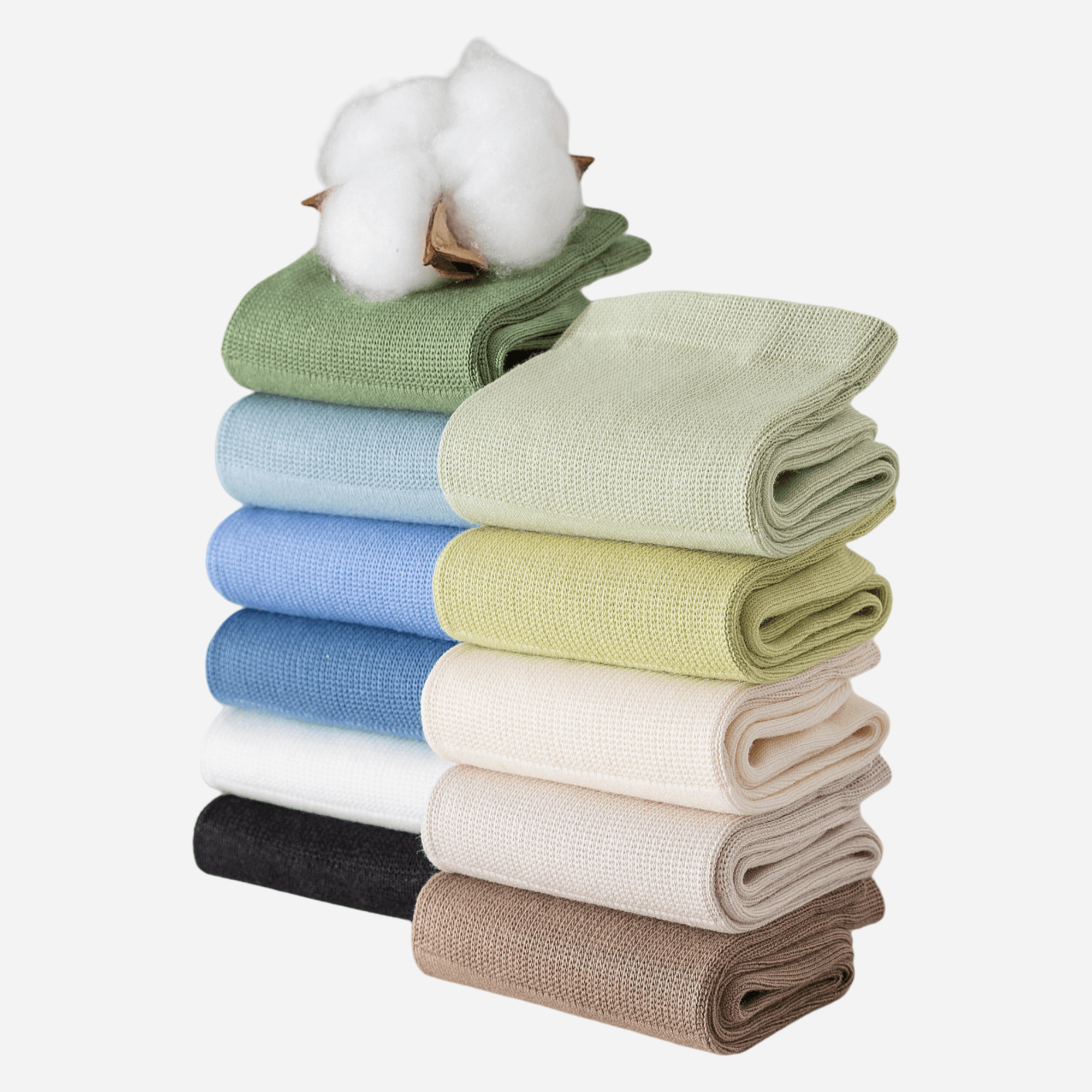 Women's Everyday Fine-Ribbed Socks - 4 Pairs