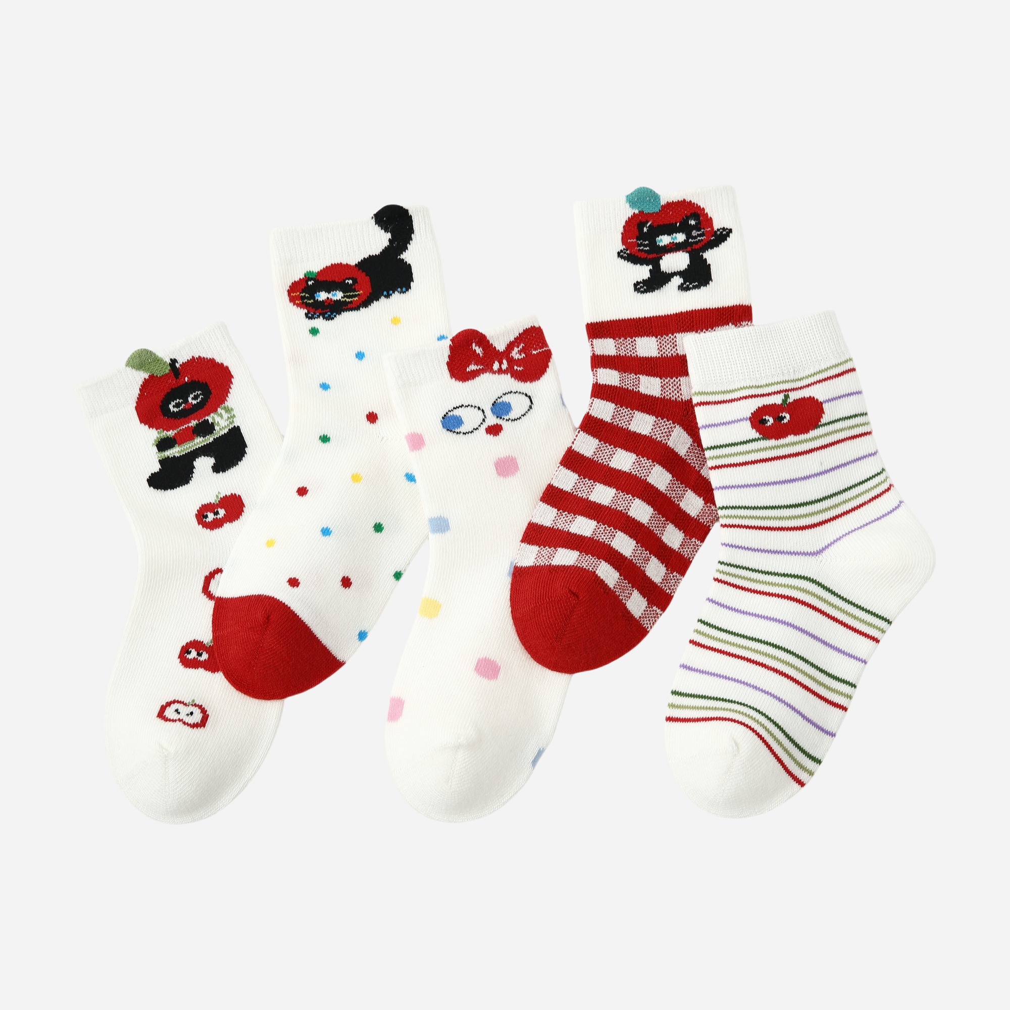 Kids' Feline Fable Orchard-5 Pack