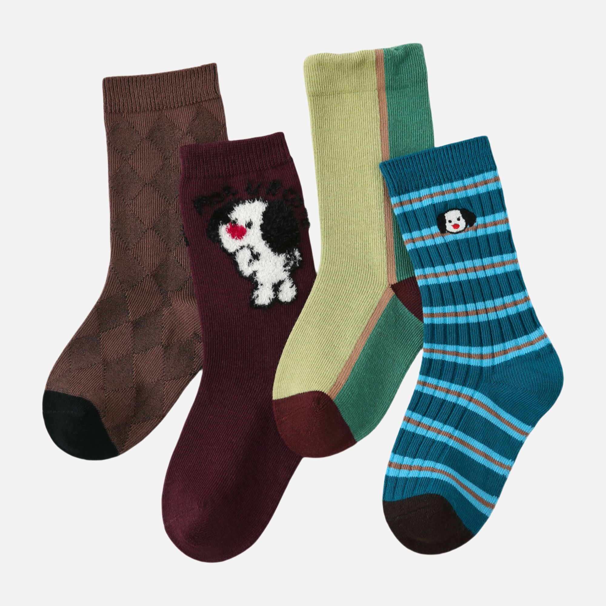 Kids' Portside Patchwork-4 Pack