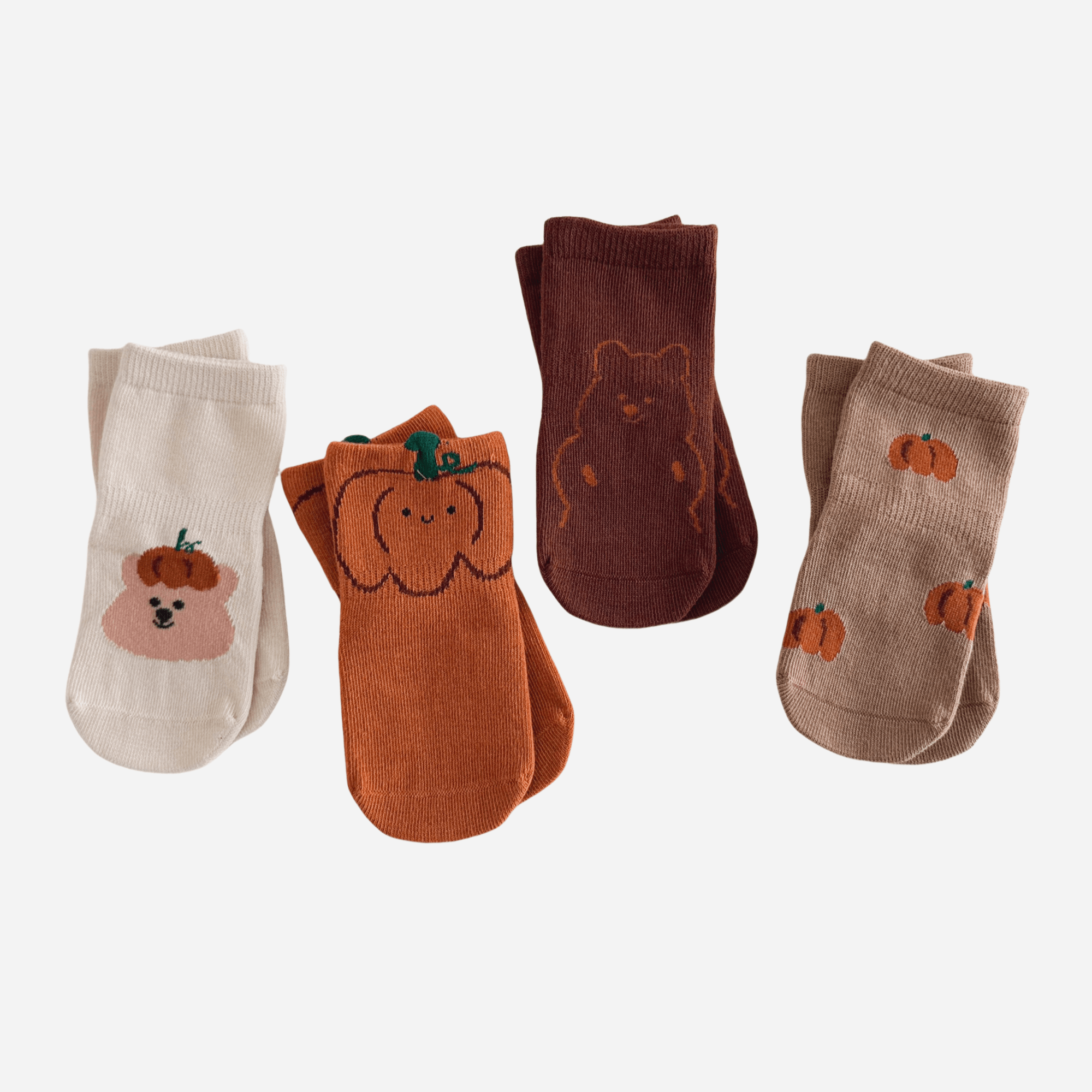 Babies Bunny& Bear Grip Socks-4 Pack - Weavasocks