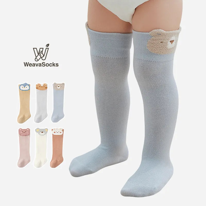Babies' Cuddle Buddies Knee Socks-3 Pairs