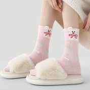 Fuzzy Bear Socks
