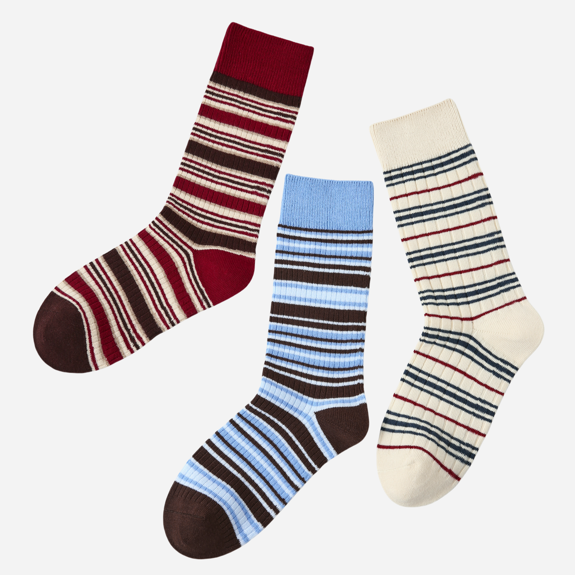 Women's Heritage Striped Socks - 3 pairs