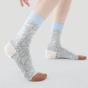 Women's Mesh Crew Socks (3-Pack) - sock set showing breathable mesh comfort