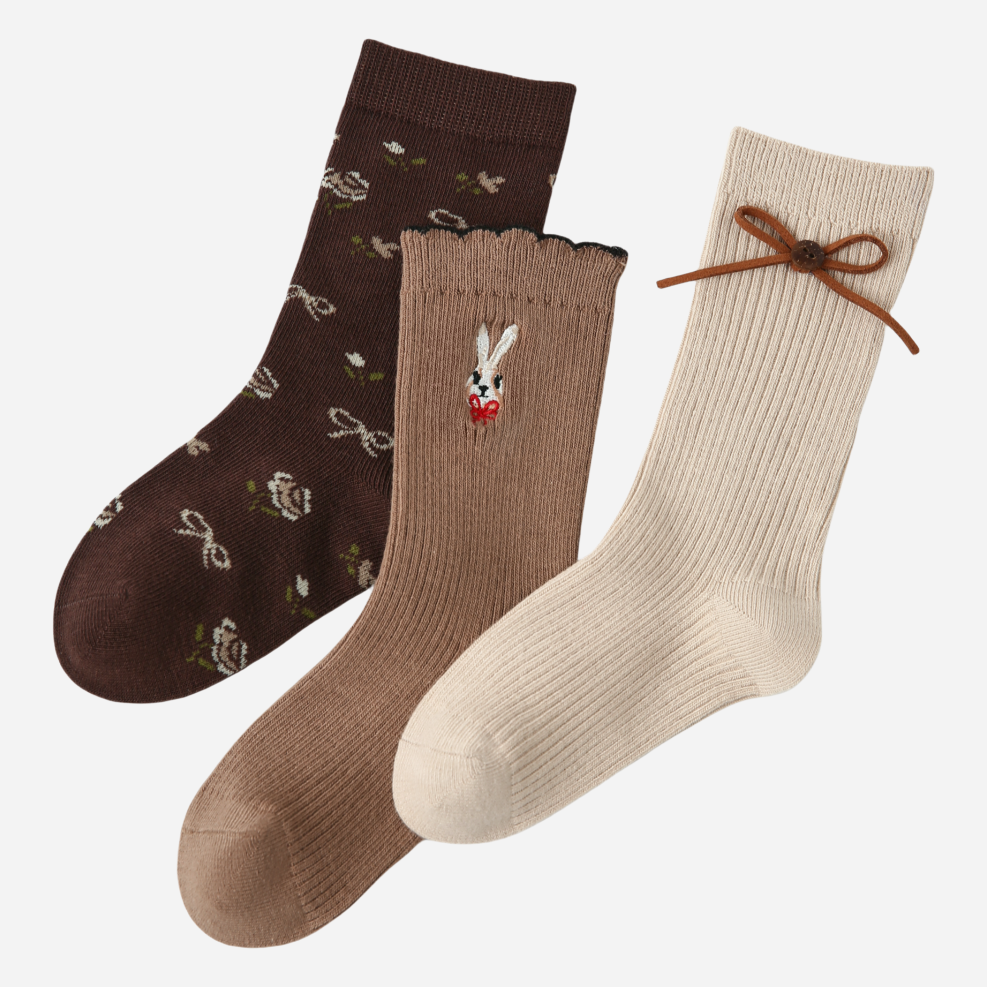 Kids' Petite Bow & Bunny-3 Pack