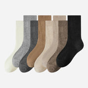 Men's Heathered Merino Wool Crew Socks