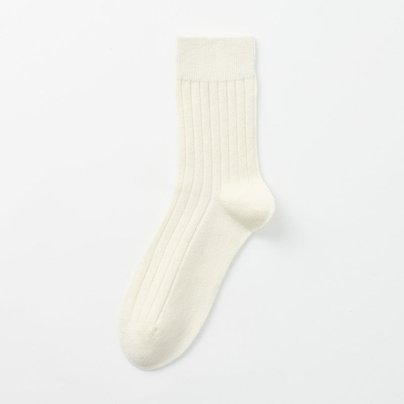 Men's 41% Wool Brushed Thermal Crew Socks