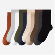 Men's Smooth-Knit Heathered Crew Socks