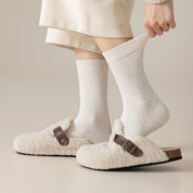 Women's 99% Cotton Cushion Sole Long Crew Socks