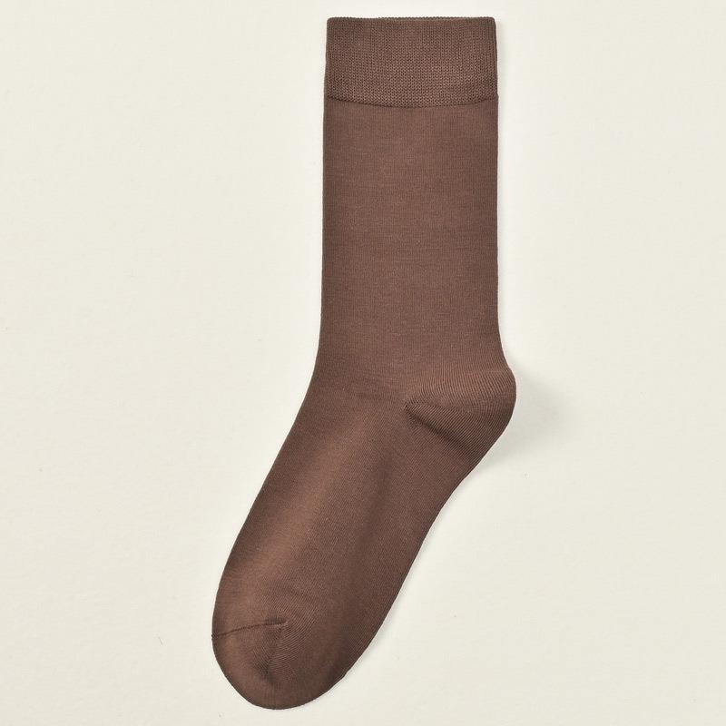 Men's 95% Silky Cotton Extended Business Crew Socks