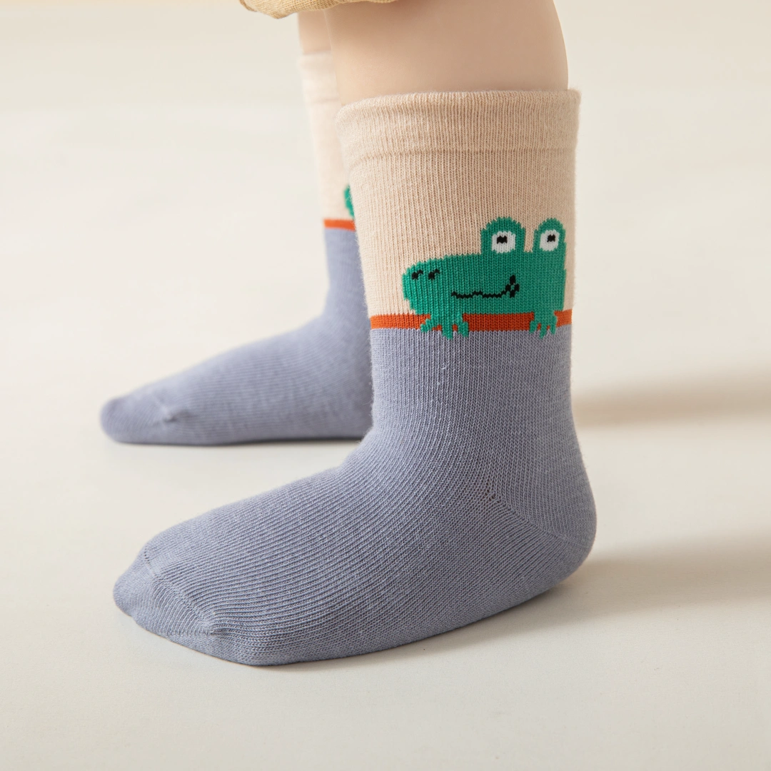 Baby’s Little Explorer & Crocodile Socks 4-Pack