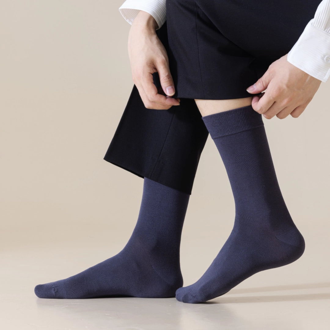 Men's Ultra-Luxury 65% Modal & Silk Business Socks