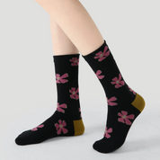 Floral Plaid Socks
