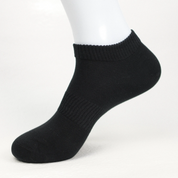 Men's 98% Cotton Everyday Low-Cut Ankle Socks - product photo showing soft cotton-rich comfort