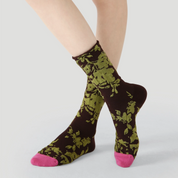 Textured Floral Socks