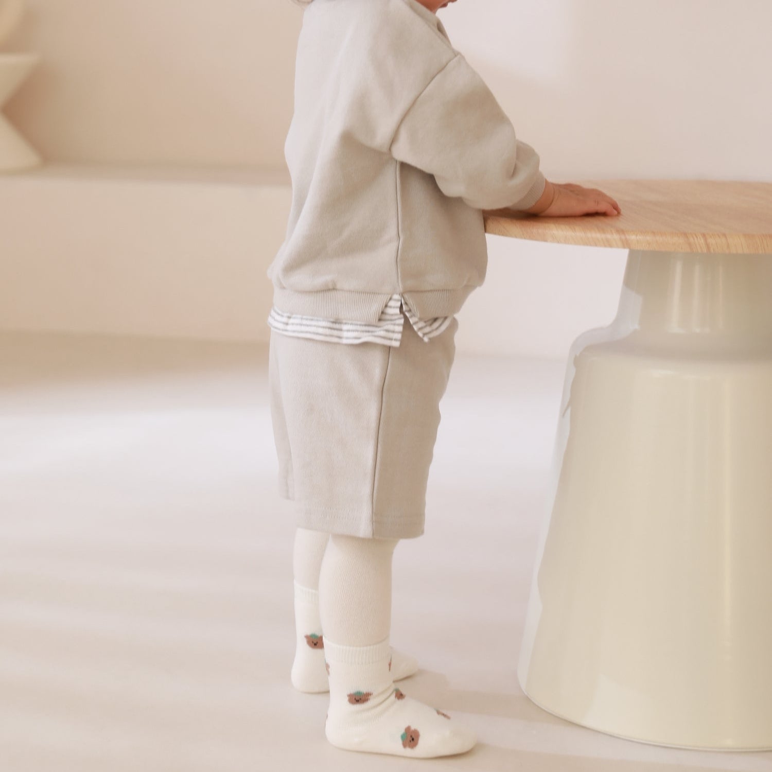 Babies' Combed Cotton Socks -5 Pack