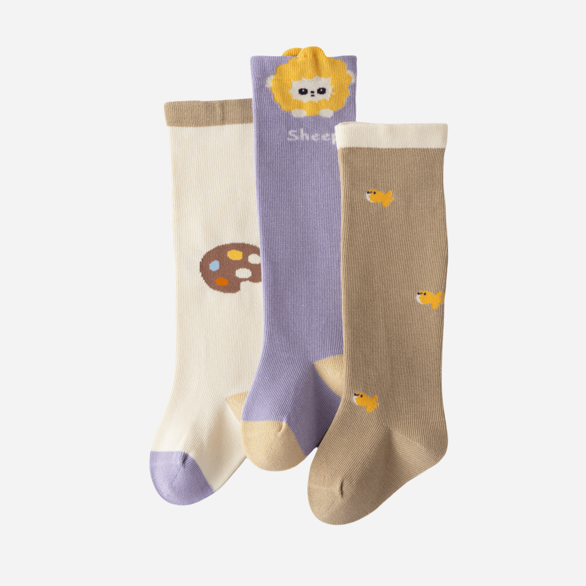 Babies The Little Artist Knee-Highs-3 pack - Weavasocks
