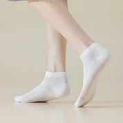 Women's Mulberry Silk & Modal Ultra-Thin Low-Cut Socks - product photo showing modal and mulberry silk comfort
