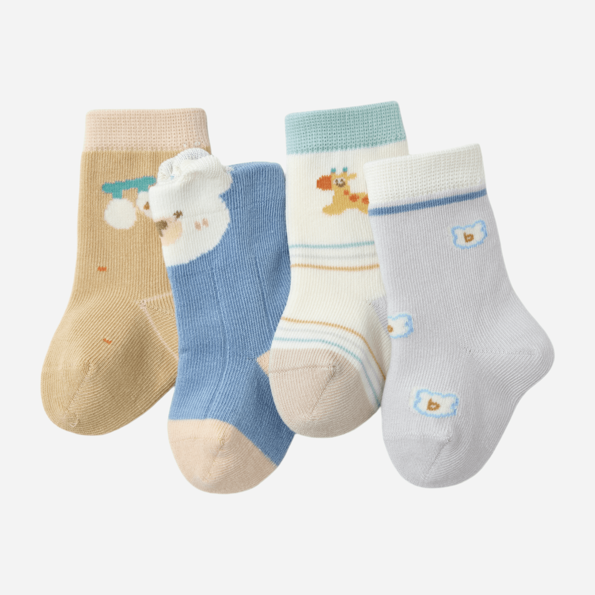 Babies The Circus Crew Socks-4 pack - Weavasocks