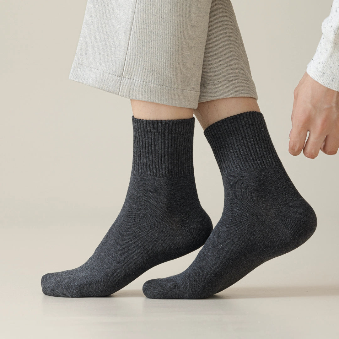 Men‘s Everyday 98% Cotton Ribbed Socks