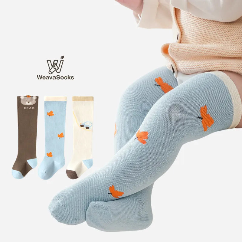 Babies The Autumn Getaway Knee-Highs-3 Pairs