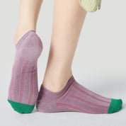 Colorblock No-Show Socks