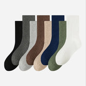Men's Classic Ribbed Cotton Socks