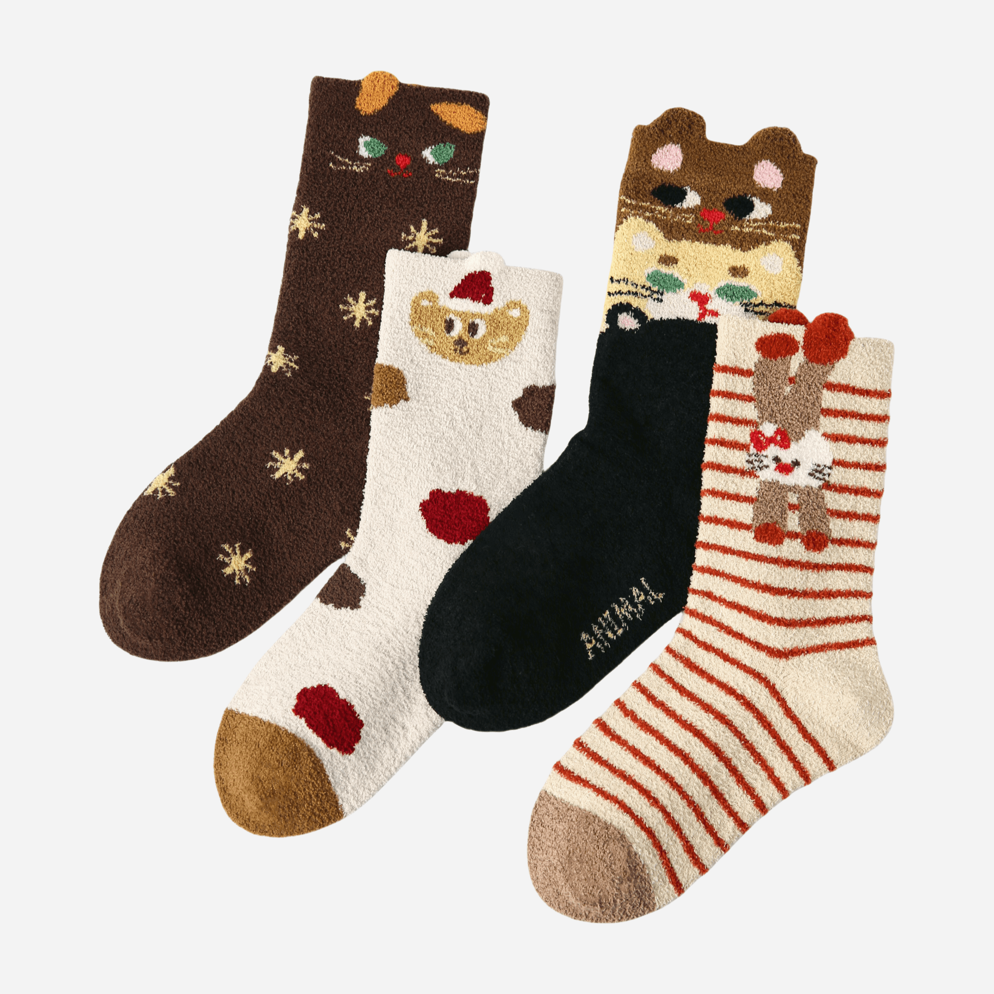 Kid's The Holiday Cheer Socks-4 pack - Weavasocks