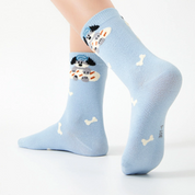 Kid‘s Winter Story 3D Lion & Scarf Cotton Socks (5-Pack)