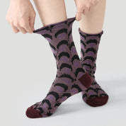 Jacquard Crew Socks
