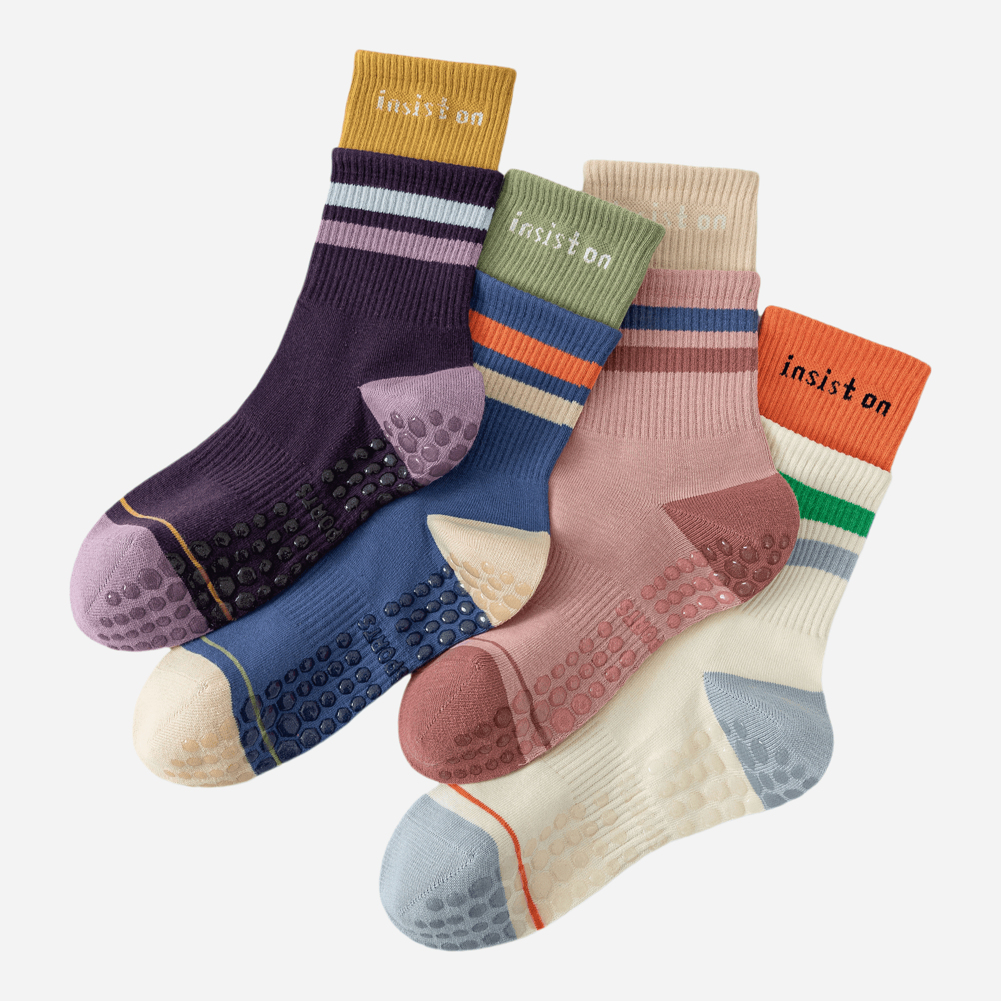 The Anchor Grip Studio Socks-4 Pack