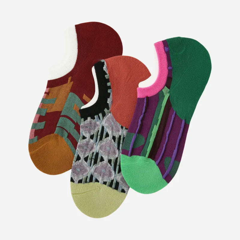 Abstract No-Show Socks
