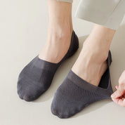 Men's 92% Cotton Breathable Mesh Boat Socks