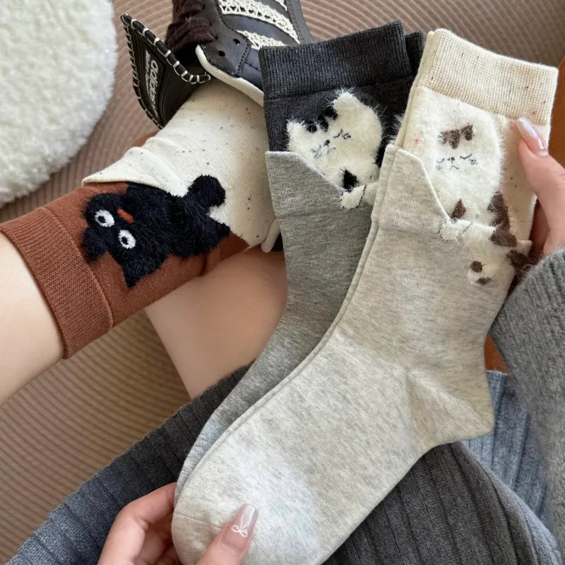 Peeking Cat Socks