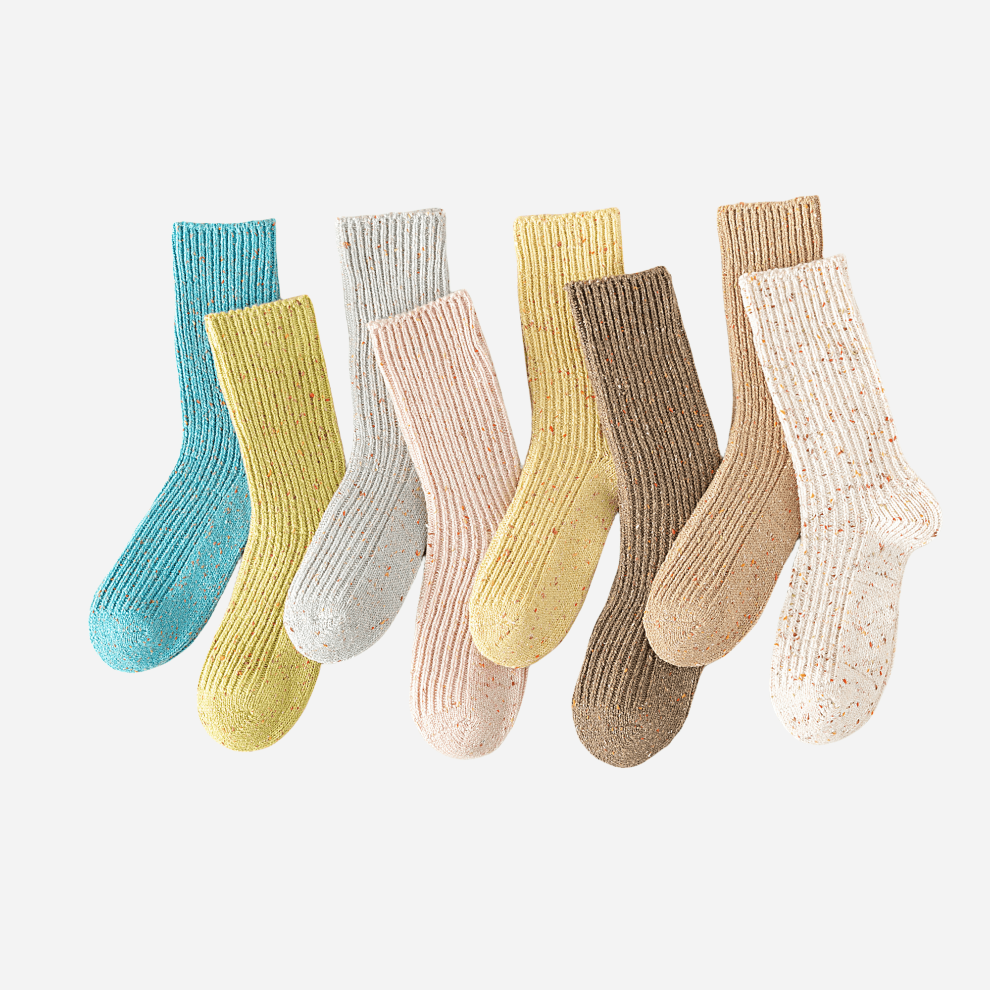Women's Fireside Flecked Socks-5 Pack - Weavasocks