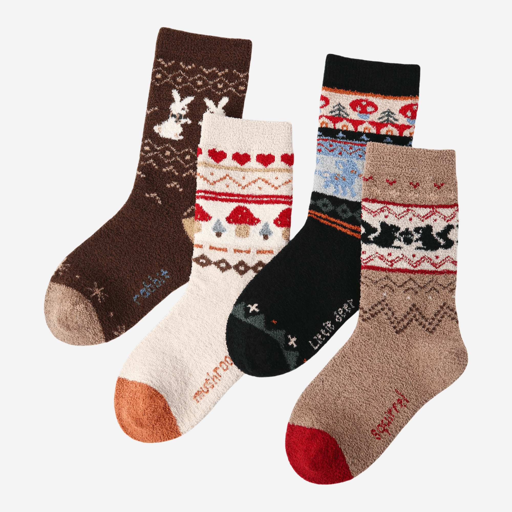Kid's The Winter Lodge Socks-4 pack - Weavasocks