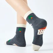 Kid's Winter Wool Blend Thermal Crew Socks 5-Pack