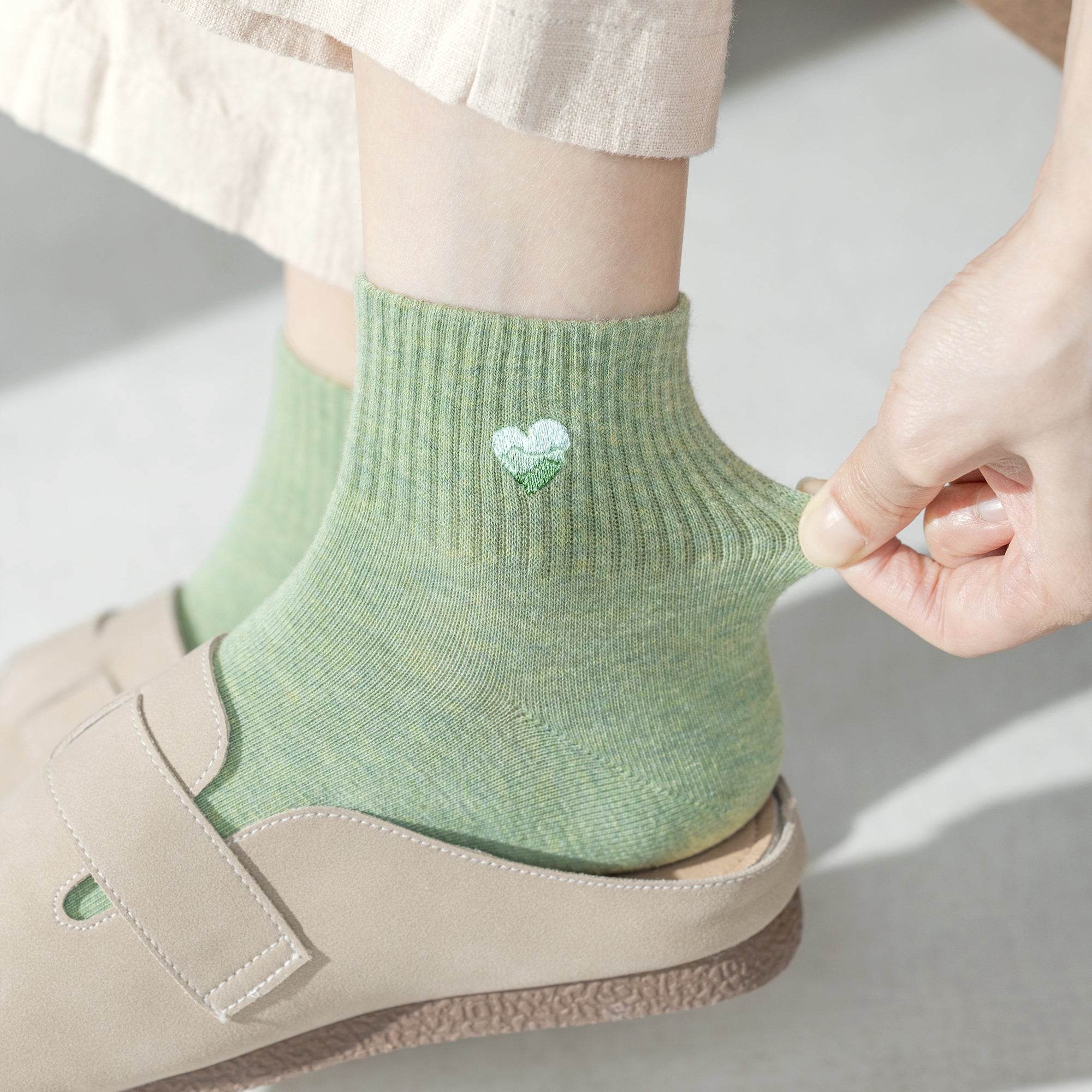 Women's Dopamine Heart Ankle Socks-1 Pack - Weavasocks