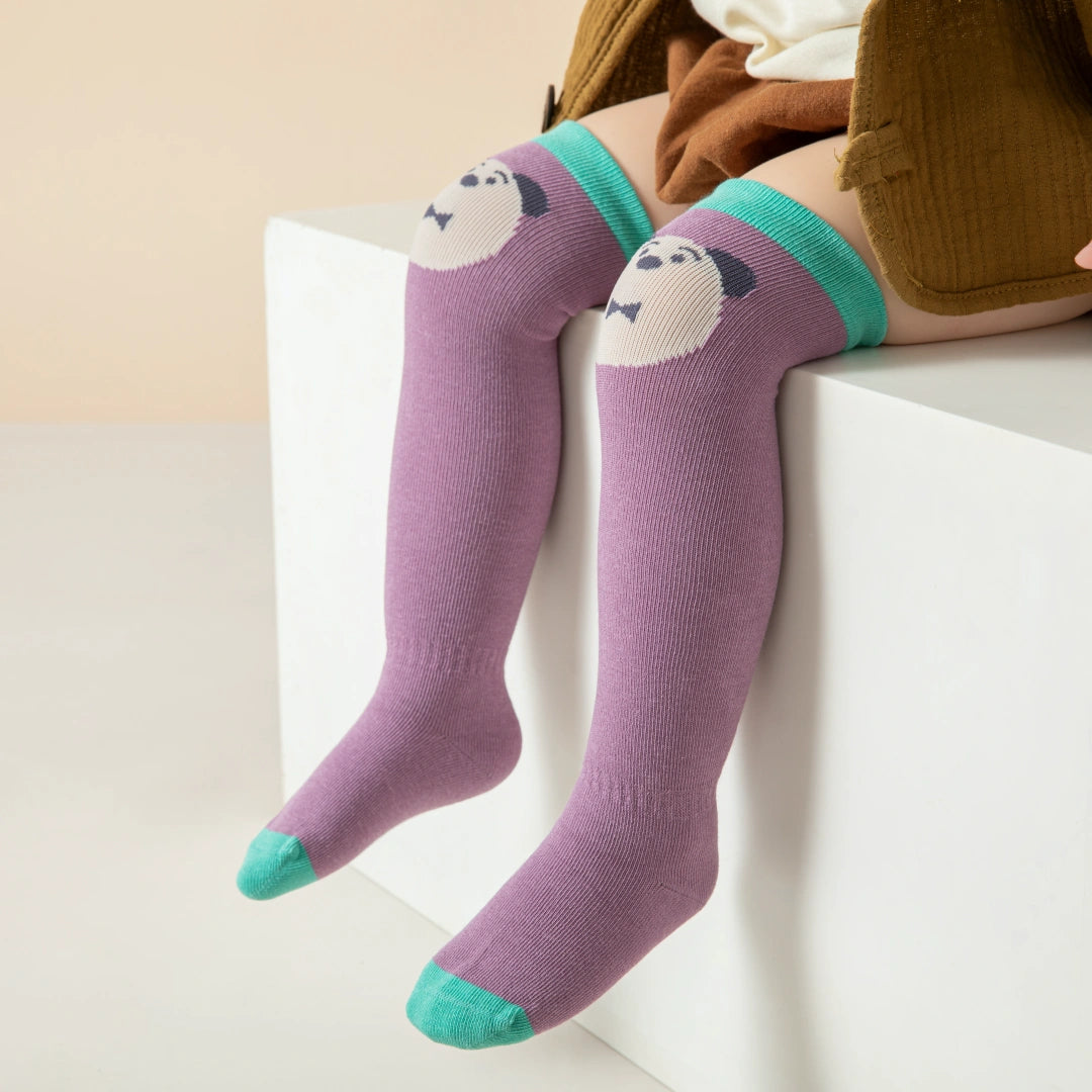 Baby’s Color-Block Knee-High Socks 3-Pack