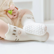 Baby’s Pastel Animal Ear Cuff Non-Slip Floor Socks