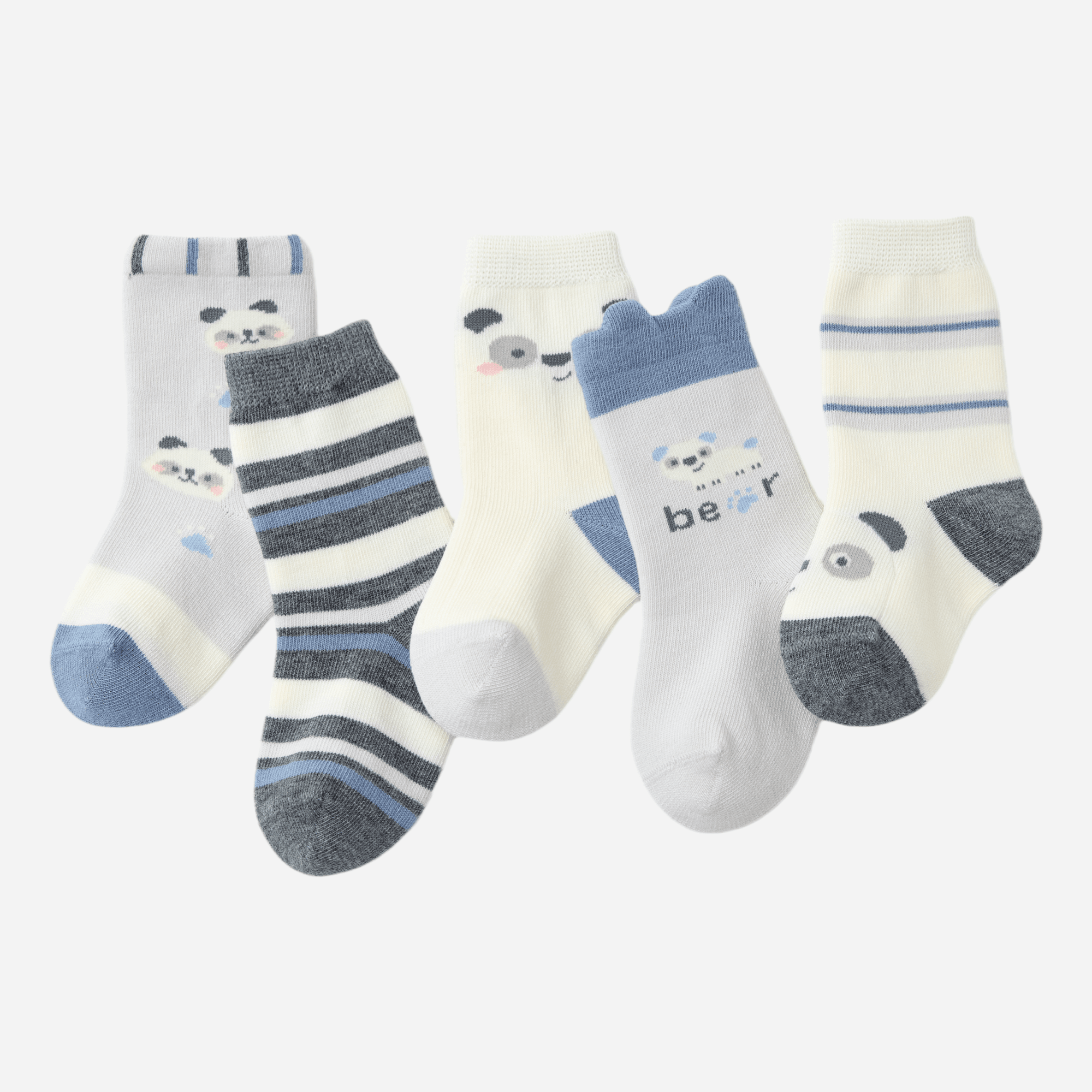 Babies Panda Pals Socks-5 Pack - Weavasocks