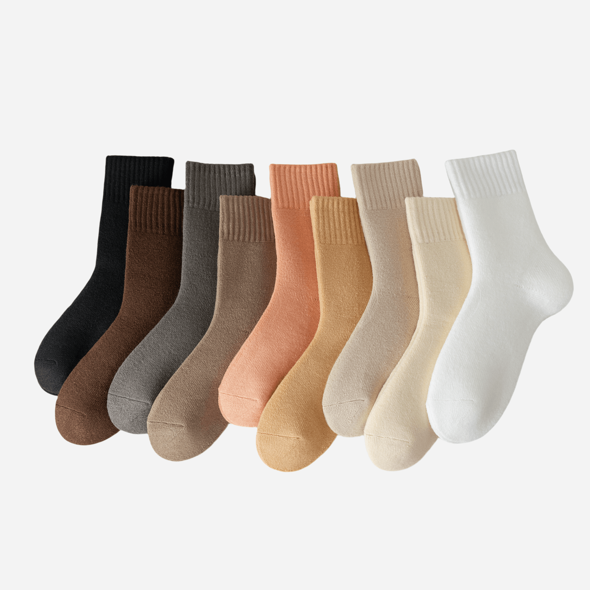 Women's Toasty Plush Crew Socks-5 Pack - Weavasocks